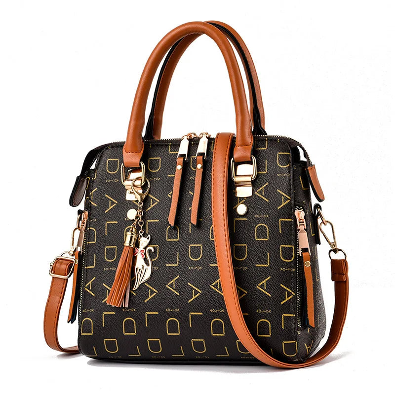 Tassel Tote Handbag - Women's Designer Carryall for Daily Wear & Commuting Handbags The