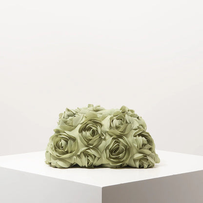 Floral Gala Clutch Bag - Women's Party & Wedding Evening Purse Handbags The