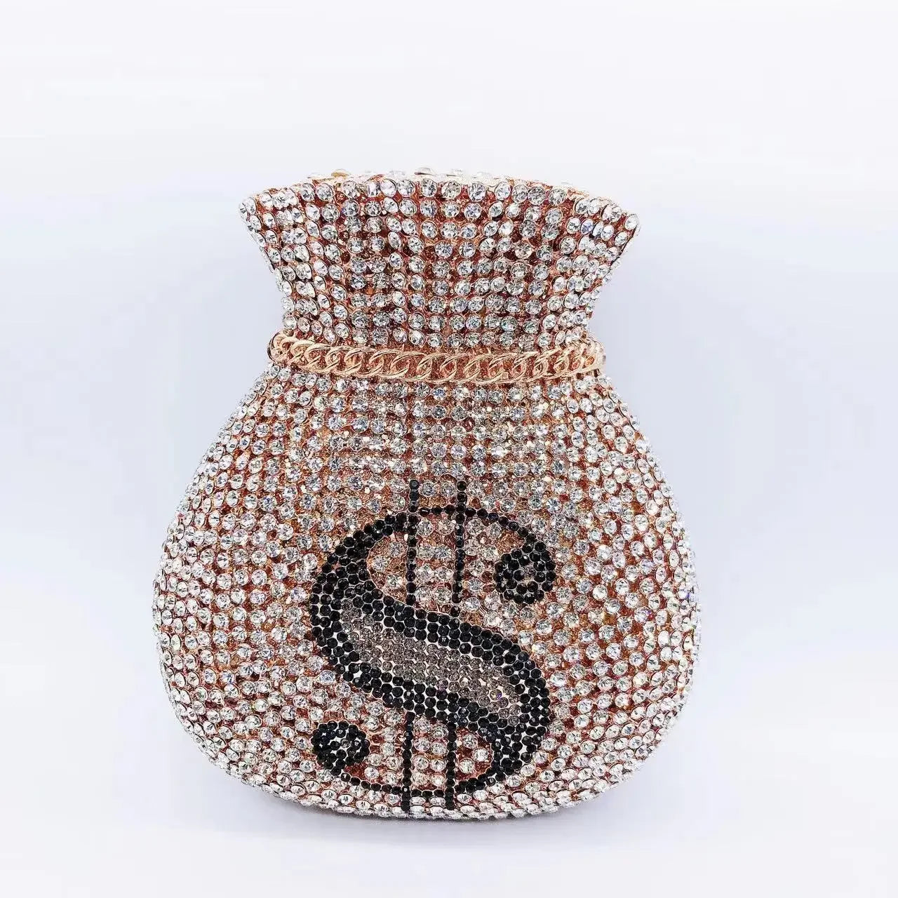 Rhinestone Banquet Clutch Bag - Women's Crystal Evening Purse Handbags The