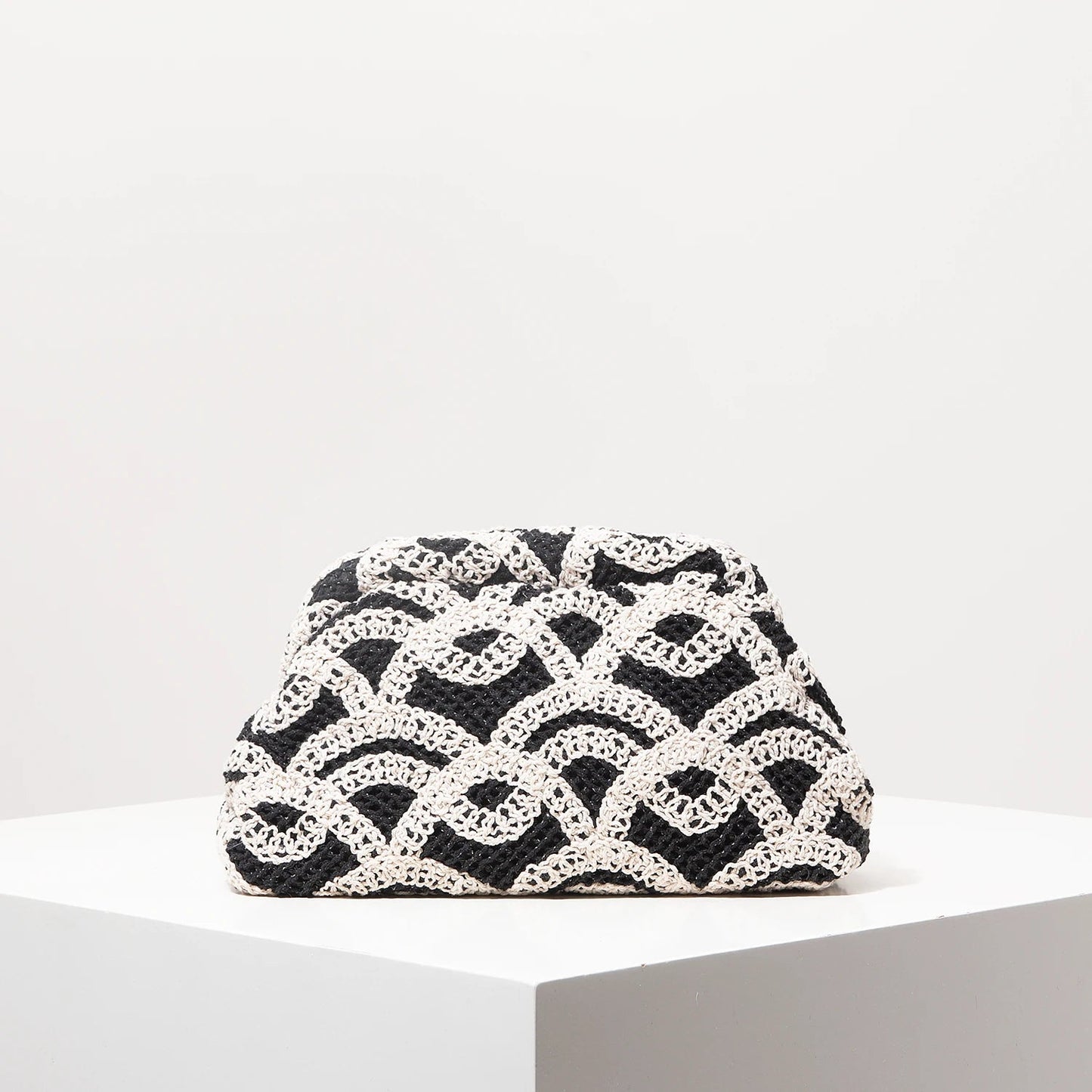 Bohemian Woven Straw Clutch Bag - Women's Holiday & Beach Purse Handbags The