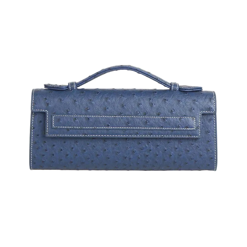 Ostrich Texture Crossbody Bag - Women's Luxe Pouch Purse for Daily Styling Handbags The